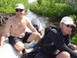 Brett and TJ in the Bahamas looking for a cave. Dayo Scuba Orlando Florida